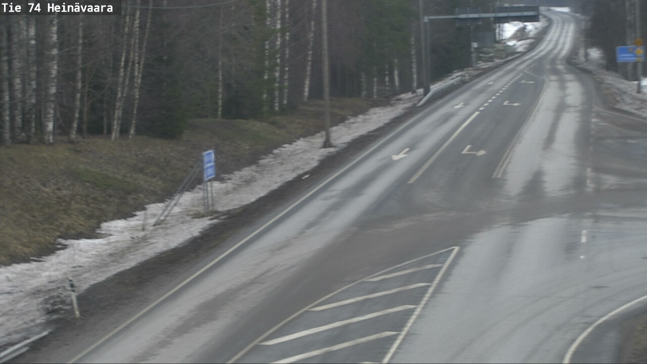 Weather Camera Image Road 74 Joensuu, Heinävaara, Joensuu, Pohjois-Karjala