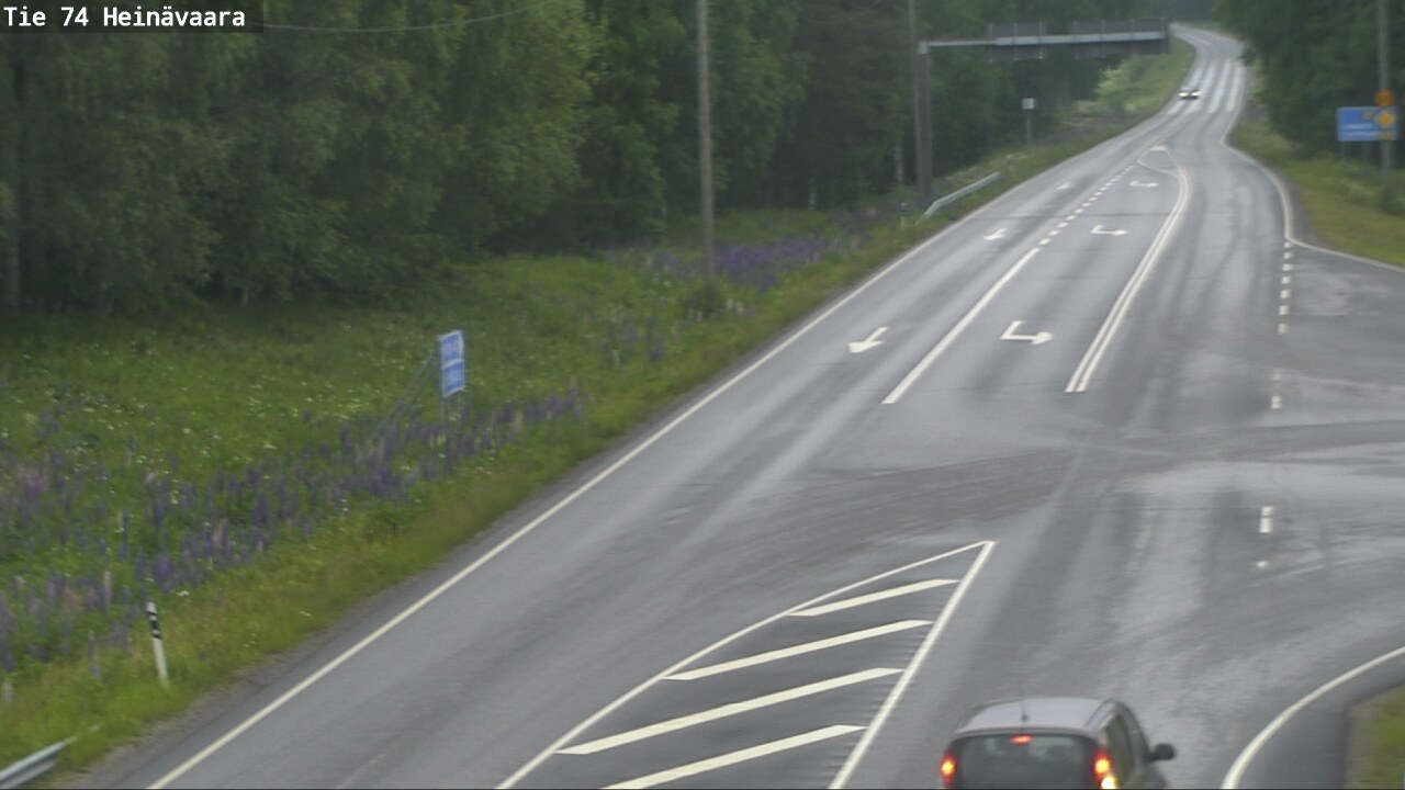 Weather Camera Image Väg 74 Åminne, Heinävaara, Joensuu, Pohjois-Karjala