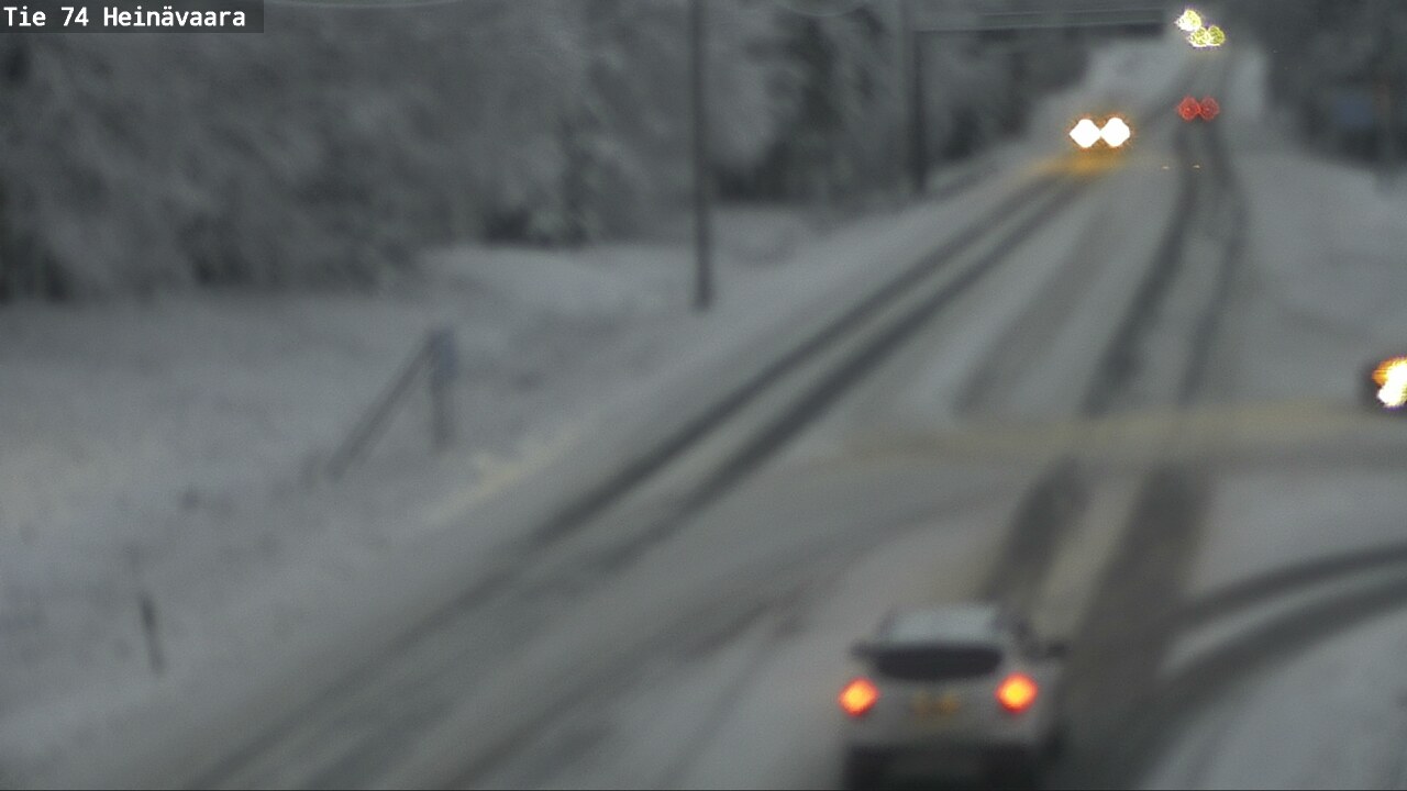 Weather Camera Image Väg 74 Åminne, Heinävaara, Joensuu, Pohjois-Karjala