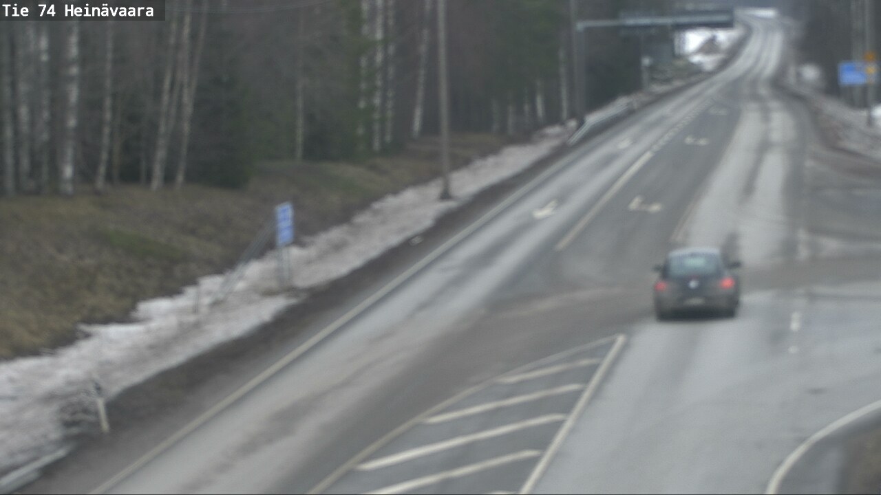 Weather Camera Image Road 74 Joensuu, Heinävaara, Joensuu, Pohjois-Karjala
