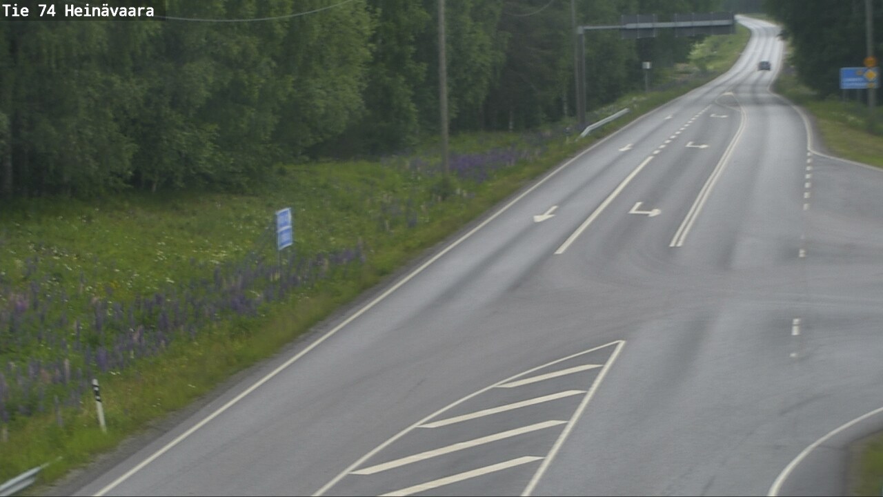 Weather Camera Image Road 74 Joensuu, Heinävaara, Joensuu, Pohjois-Karjala
