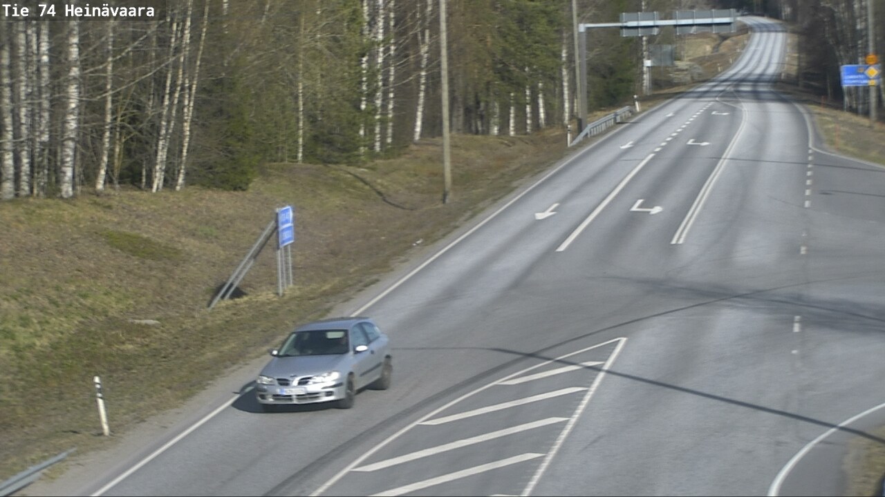Weather Camera Image Väg 74 Åminne, Heinävaara, Joensuu, Pohjois-Karjala