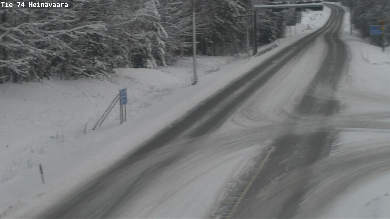 Weather Camera Image Road 74 Joensuu, Heinävaara, Joensuu, Pohjois-Karjala
