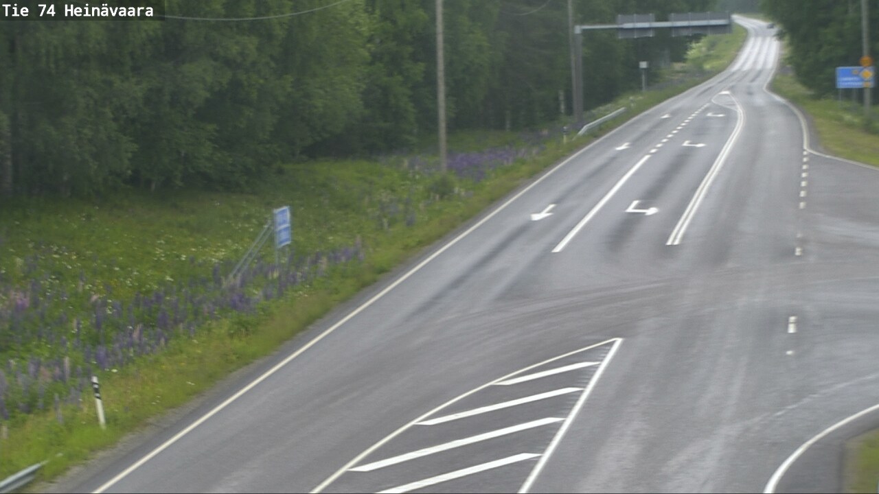 Weather Camera Image Road 74 Joensuu, Heinävaara, Joensuu, Pohjois-Karjala