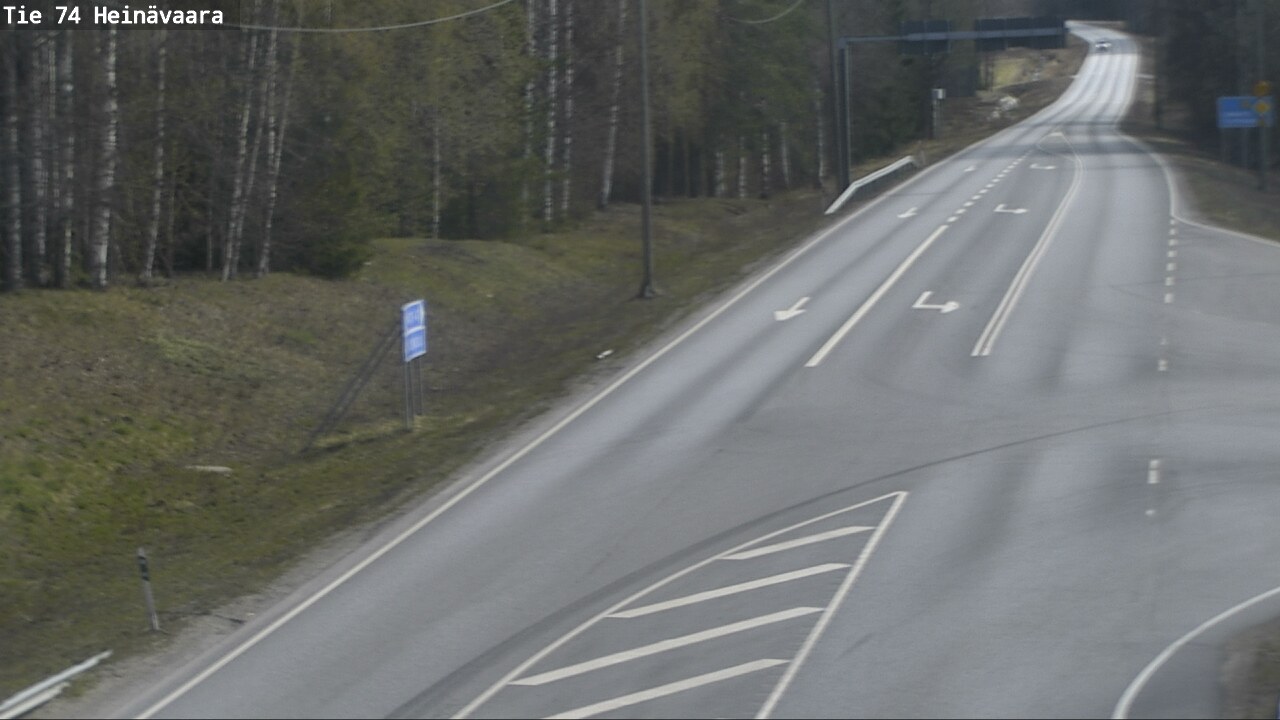 Weather Camera Image Road 74 Joensuu, Heinävaara, Joensuu, Pohjois-Karjala