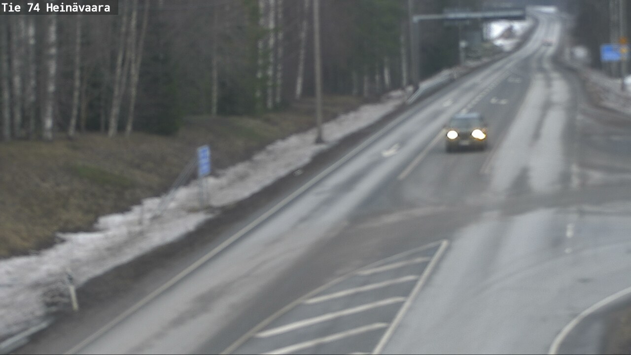 Weather Camera Image Road 74 Joensuu, Heinävaara, Joensuu, Pohjois-Karjala