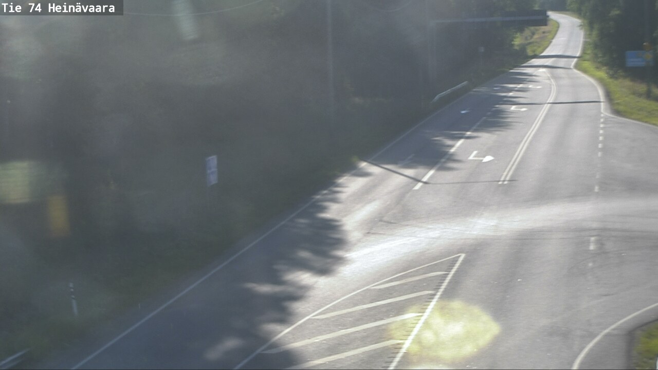 Weather Camera Image Väg 74 Åminne, Heinävaara, Joensuu, Pohjois-Karjala