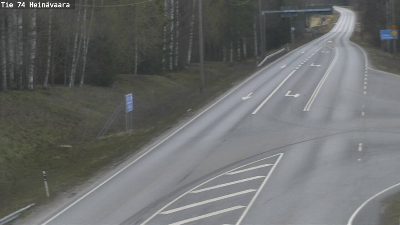 Weather Camera Image Road 74 Joensuu, Heinävaara, Joensuu, Pohjois-Karjala