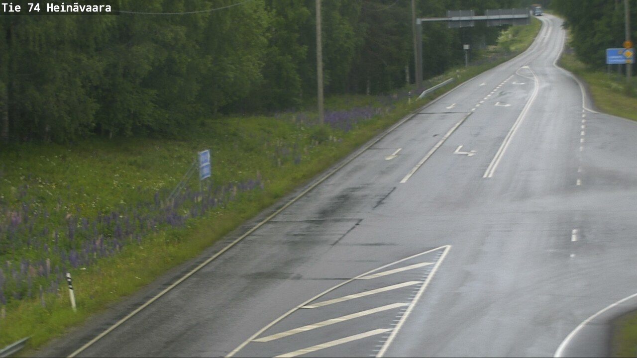 Weather Camera Image Väg 74 Åminne, Heinävaara, Joensuu, Pohjois-Karjala