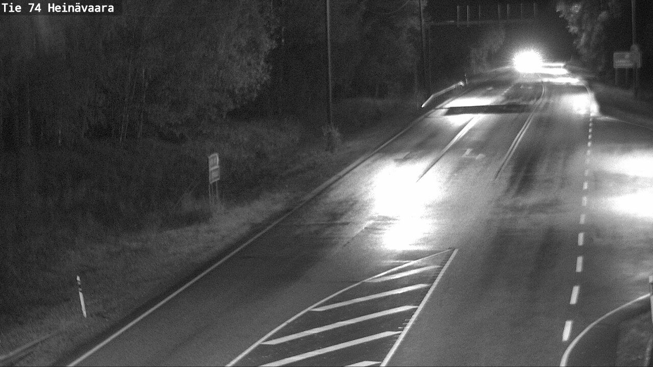 Weather Camera Image Väg 74 Åminne, Heinävaara, Joensuu, Pohjois-Karjala