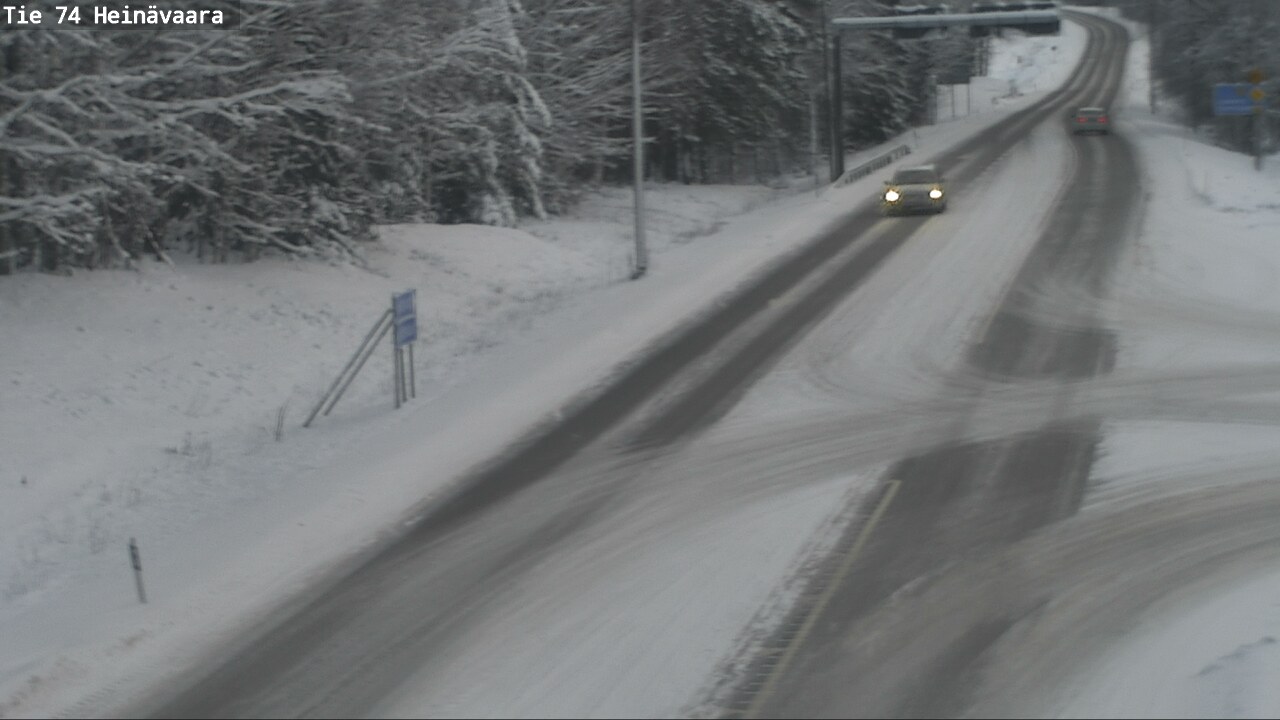 Weather Camera Image Road 74 Joensuu, Heinävaara, Joensuu, Pohjois-Karjala