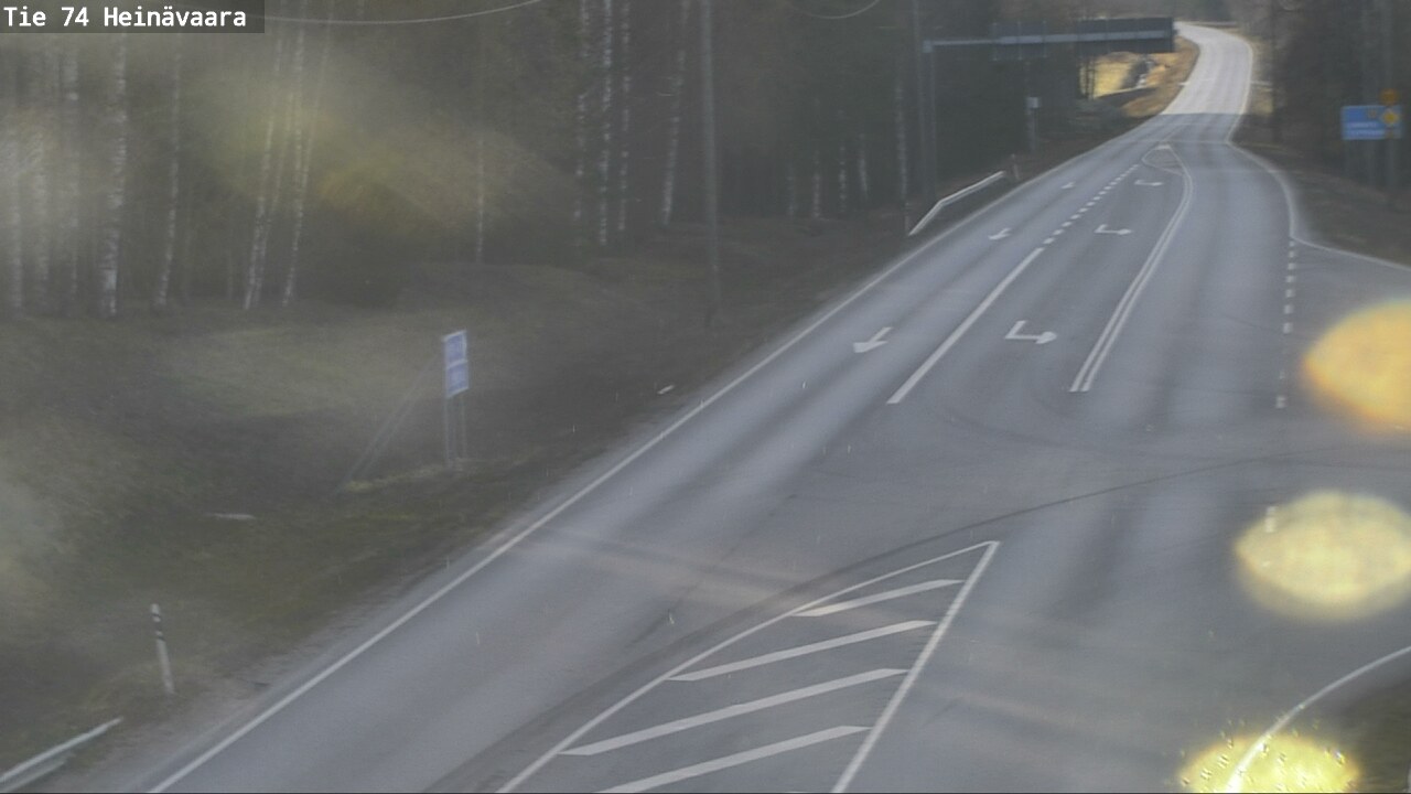 Weather Camera Image Road 74 Joensuu, Heinävaara, Joensuu, Pohjois-Karjala
