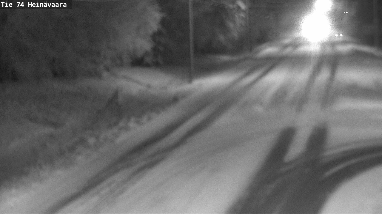 Weather Camera Image Väg 74 Åminne, Heinävaara, Joensuu, Pohjois-Karjala