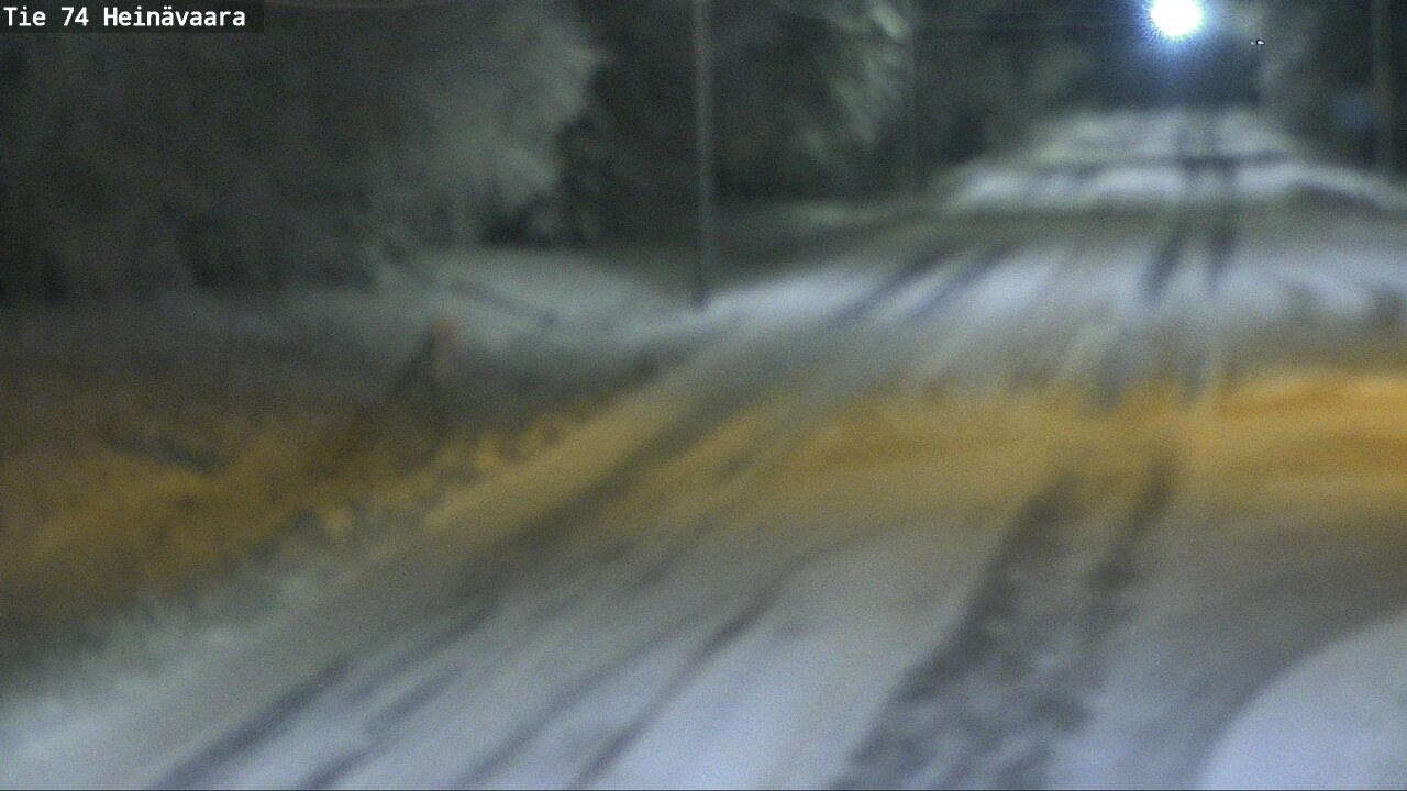Weather Camera Image Väg 74 Åminne, Heinävaara, Joensuu, Pohjois-Karjala