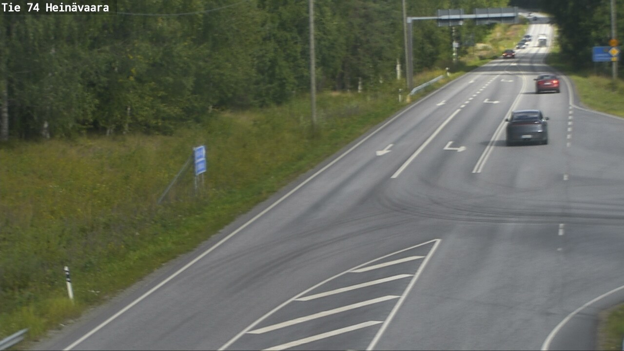 Kelikamerat Kuva Tie 74 Joensuu, Heinävaara, Joensuu, Pohjois-Karjala