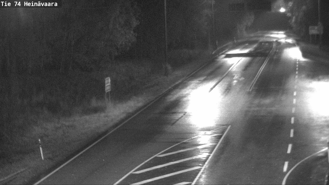 Weather Camera Image Väg 74 Åminne, Heinävaara, Joensuu, Pohjois-Karjala