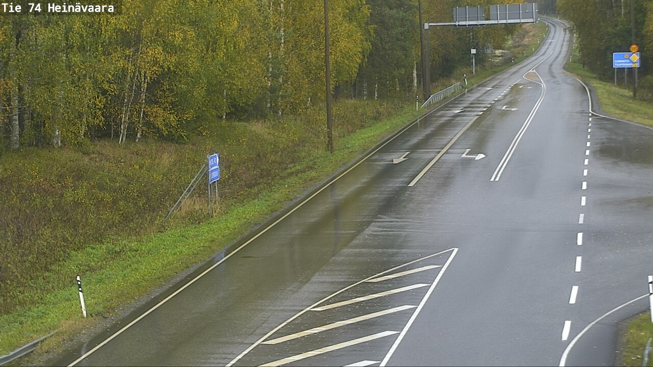 Weather Camera Image Väg 74 Åminne, Heinävaara, Joensuu, Pohjois-Karjala
