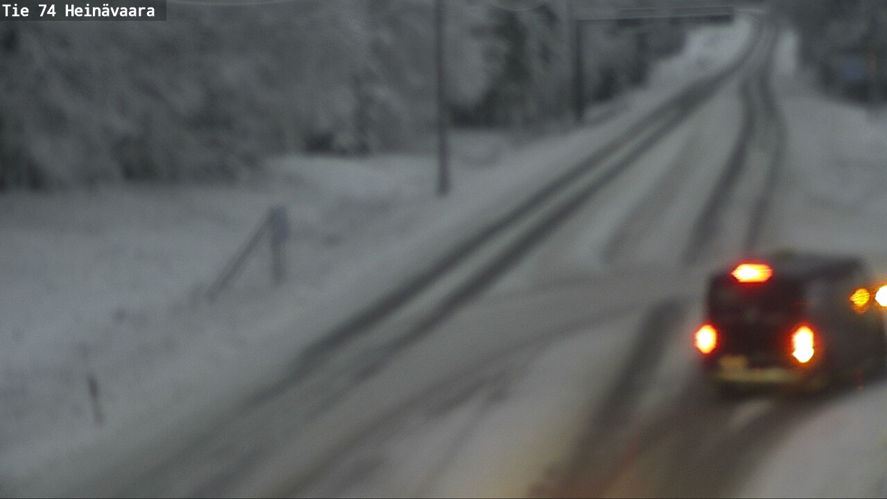Weather Camera Image Väg 74 Åminne, Heinävaara, Joensuu, Pohjois-Karjala
