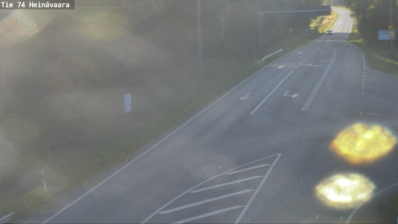 Weather Camera Image Väg 74 Åminne, Heinävaara, Joensuu, Pohjois-Karjala