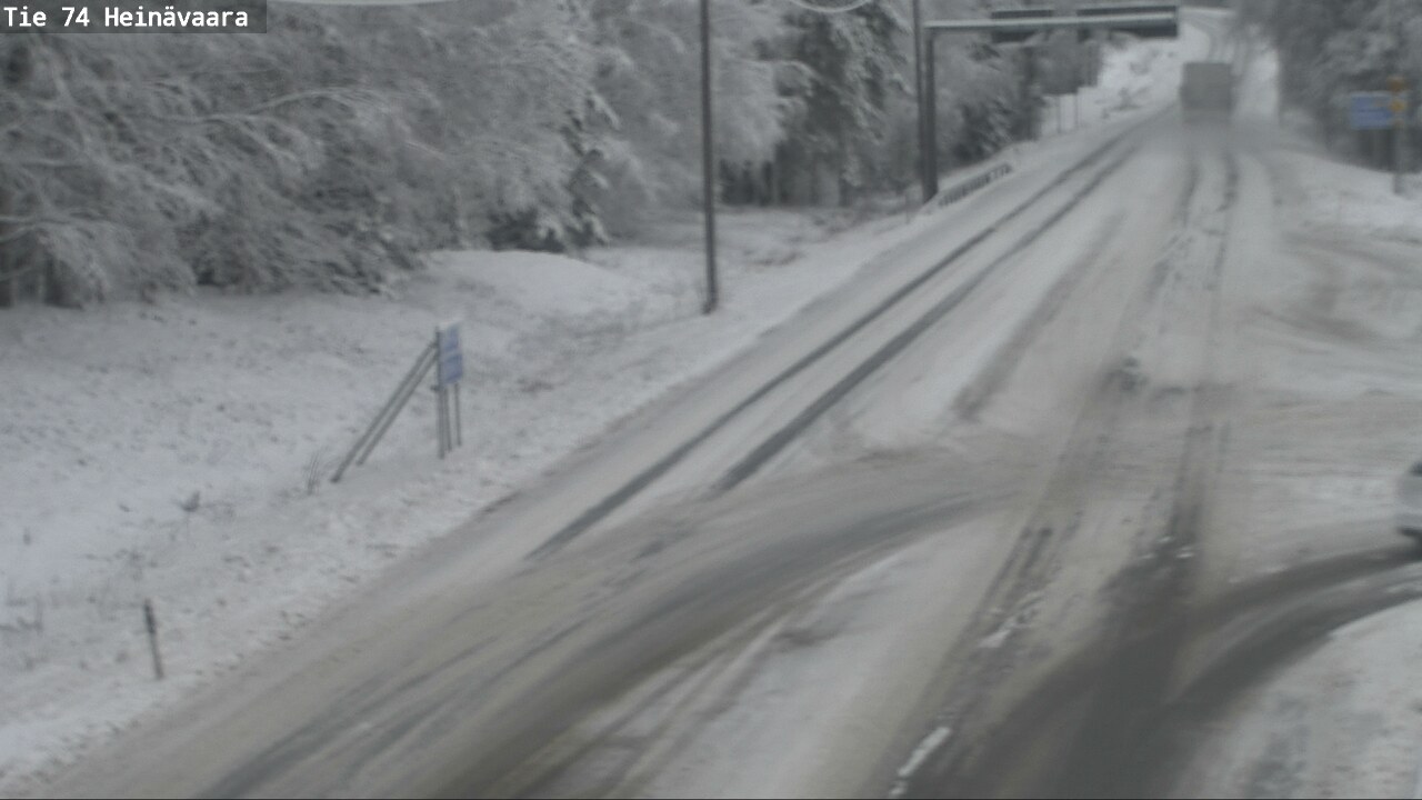 Weather Camera Image Väg 74 Åminne, Heinävaara, Joensuu, Pohjois-Karjala