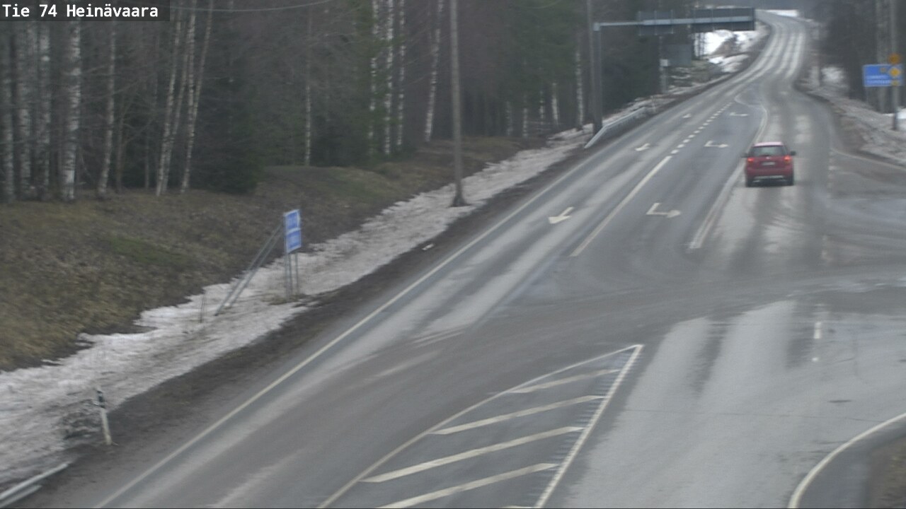 Weather Camera Image Väg 74 Åminne, Heinävaara, Joensuu, Pohjois-Karjala