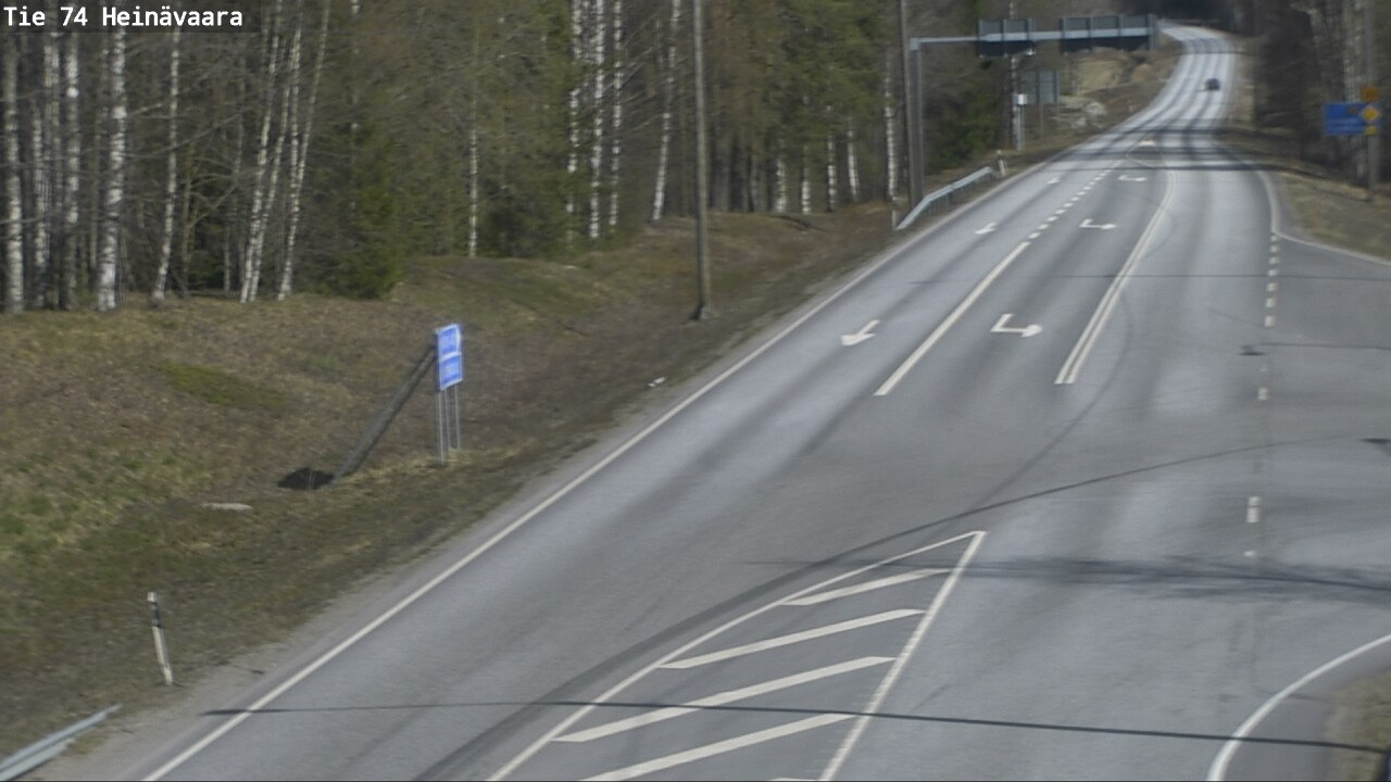 Weather Camera Image Väg 74 Åminne, Heinävaara, Joensuu, Pohjois-Karjala