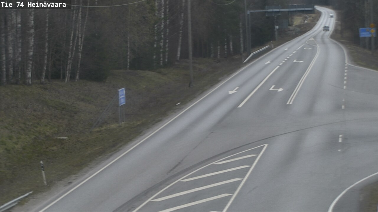 Weather Camera Image Väg 74 Åminne, Heinävaara, Joensuu, Pohjois-Karjala