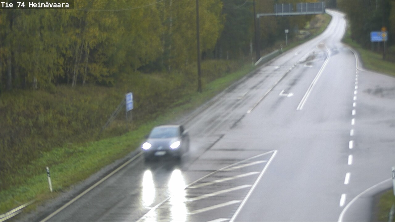 Weather Camera Image Väg 74 Åminne, Heinävaara, Joensuu, Pohjois-Karjala
