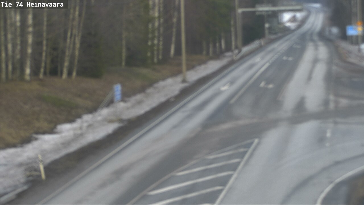 Weather Camera Image Road 74 Joensuu, Heinävaara, Joensuu, Pohjois-Karjala