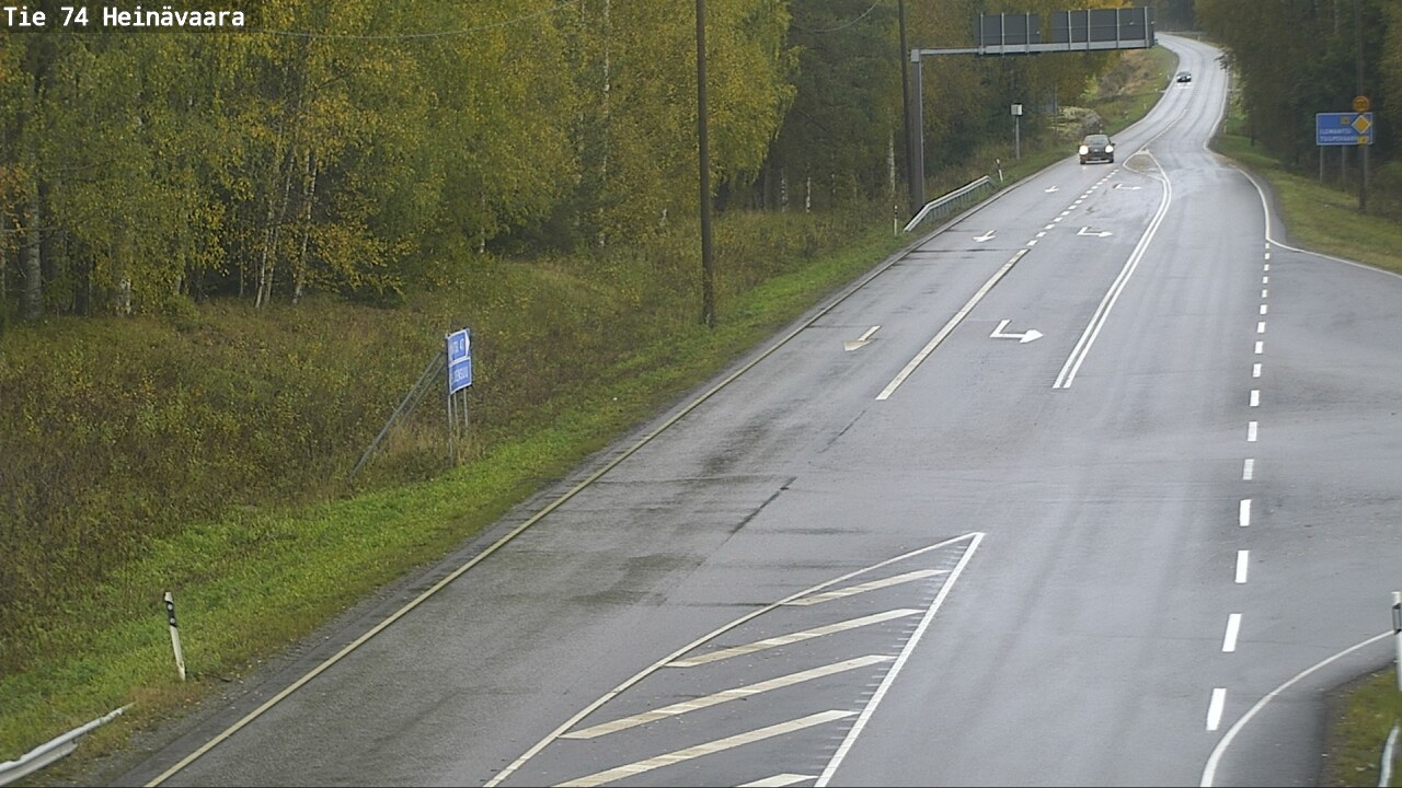 Weather Camera Image Väg 74 Åminne, Heinävaara, Joensuu, Pohjois-Karjala