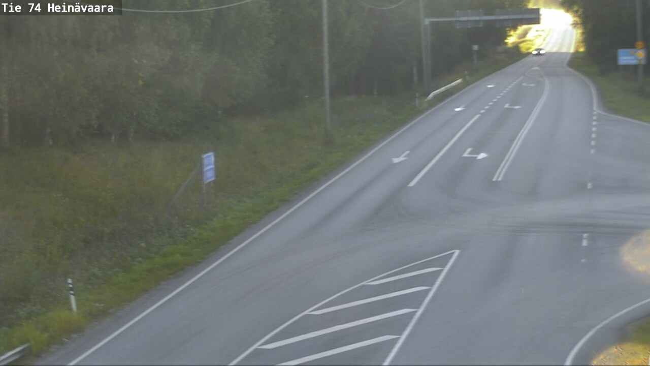 Weather Camera Image Road 74 Joensuu, Heinävaara, Joensuu, Pohjois-Karjala