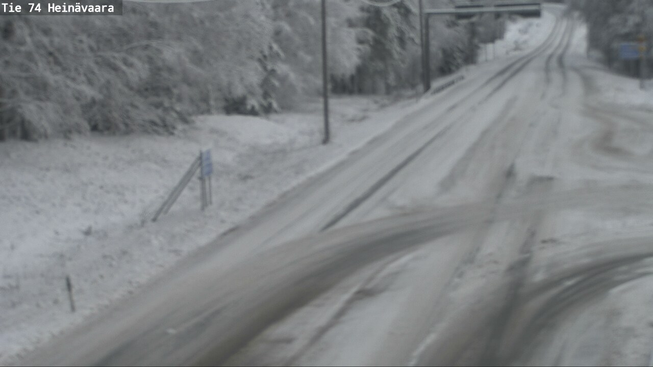 Weather Camera Image Väg 74 Åminne, Heinävaara, Joensuu, Pohjois-Karjala