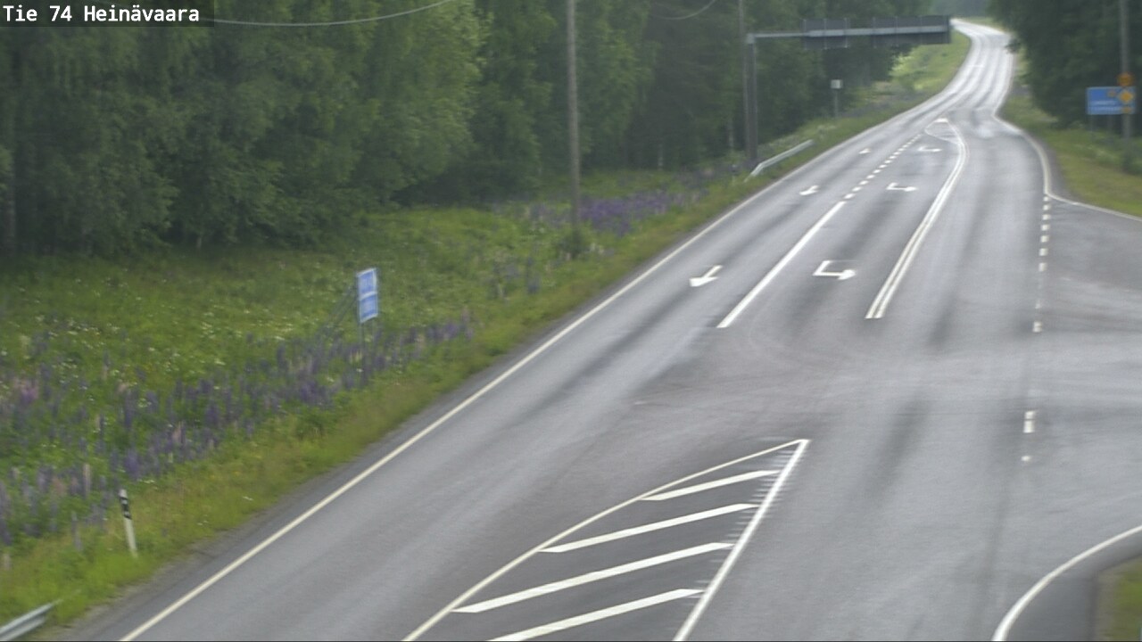 Weather Camera Image Road 74 Joensuu, Heinävaara, Joensuu, Pohjois-Karjala