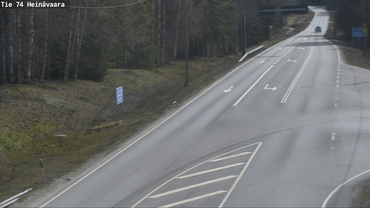 Weather Camera Image Väg 74 Åminne, Heinävaara, Joensuu, Pohjois-Karjala