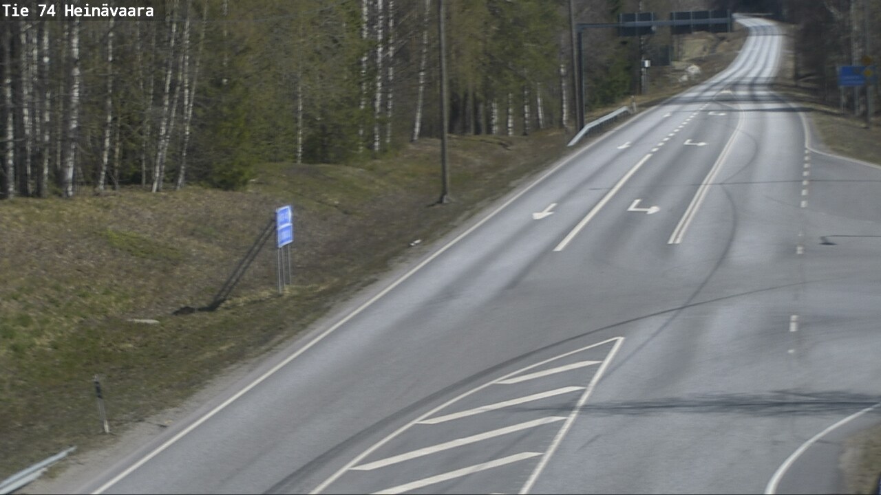 Weather Camera Image Road 74 Joensuu, Heinävaara, Joensuu, Pohjois-Karjala
