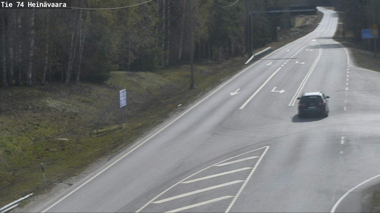 Weather Camera Image Road 74 Joensuu, Heinävaara, Joensuu, Pohjois-Karjala