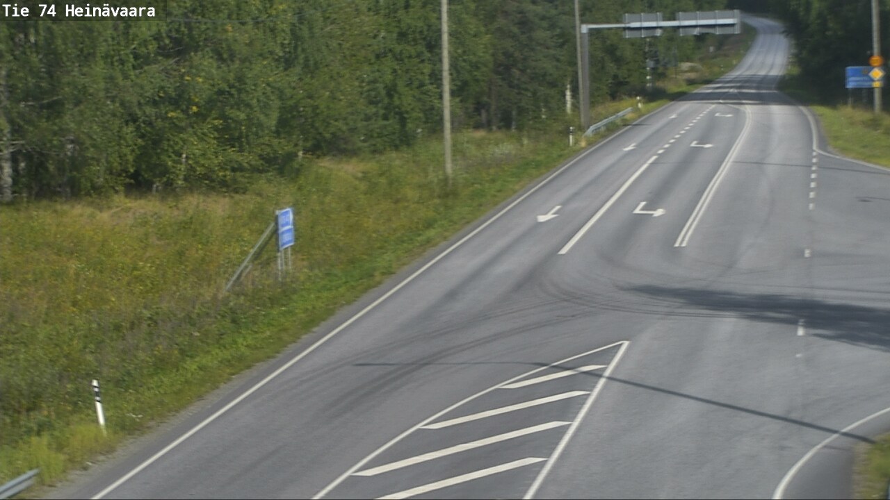 Kelikamerat Kuva Tie 74 Joensuu, Heinävaara, Joensuu, Pohjois-Karjala