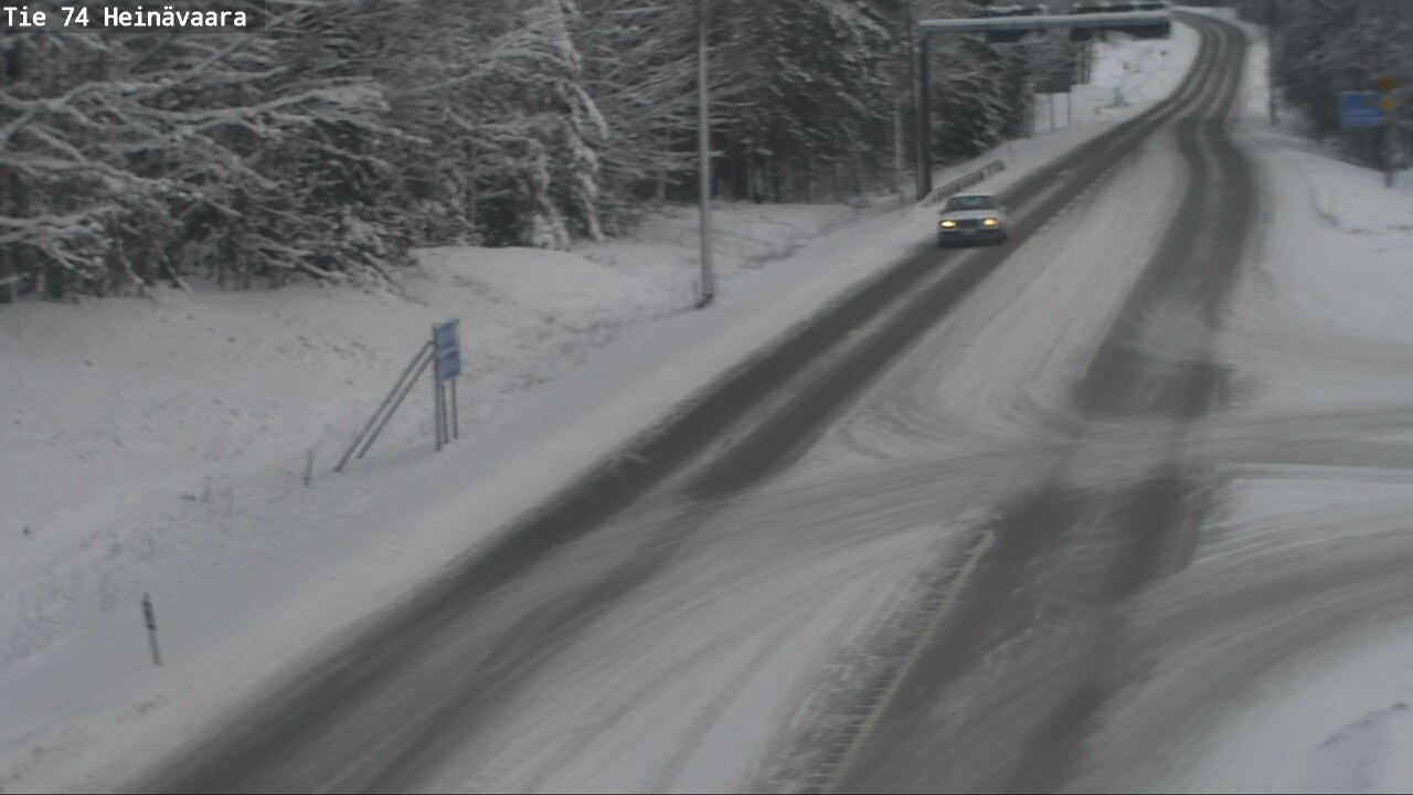 Weather Camera Image Road 74 Joensuu, Heinävaara, Joensuu, Pohjois-Karjala