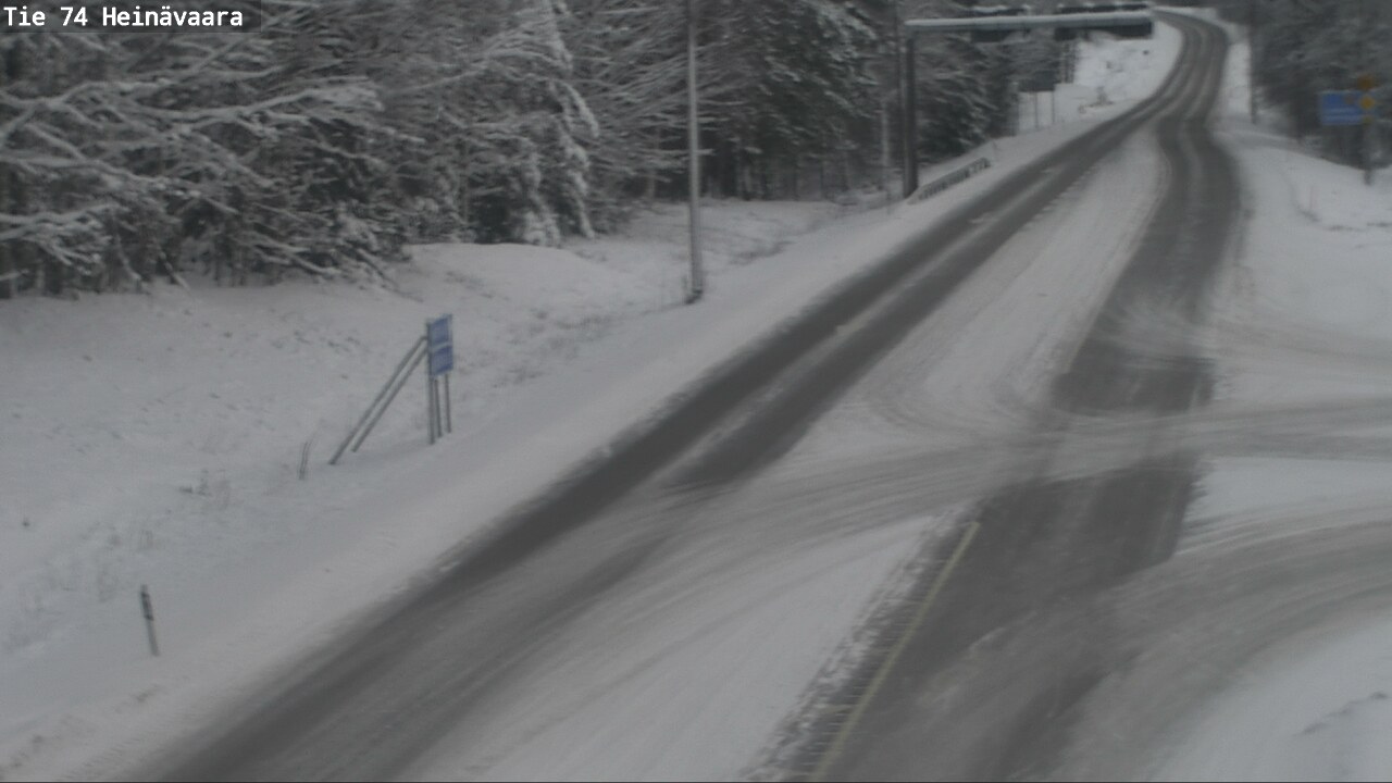 Weather Camera Image Road 74 Joensuu, Heinävaara, Joensuu, Pohjois-Karjala