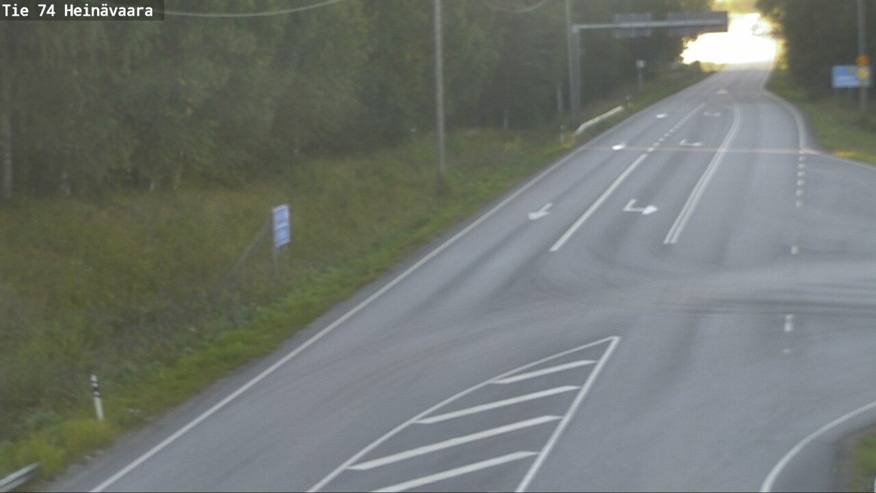 Weather Camera Image Road 74 Joensuu, Heinävaara, Joensuu, Pohjois-Karjala
