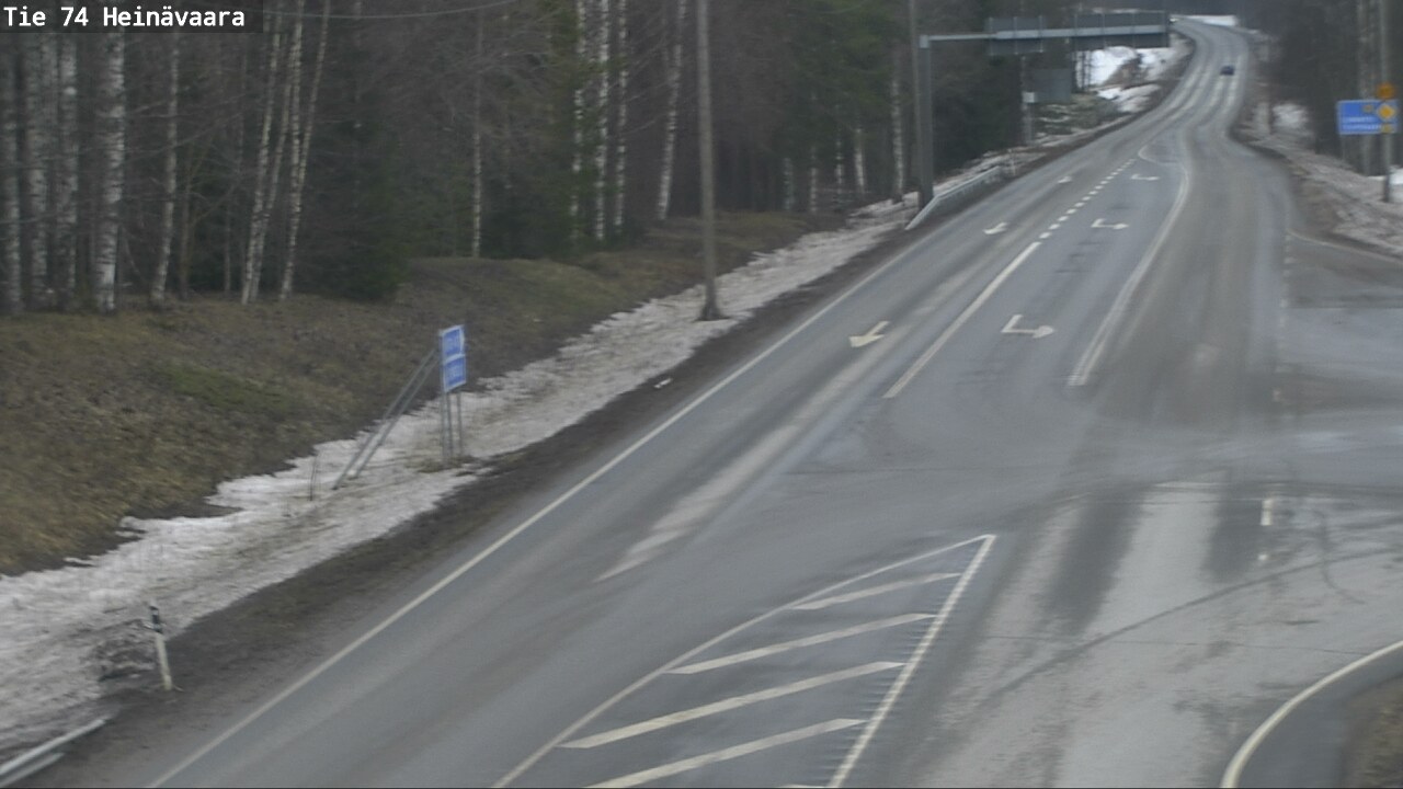 Weather Camera Image Väg 74 Åminne, Heinävaara, Joensuu, Pohjois-Karjala