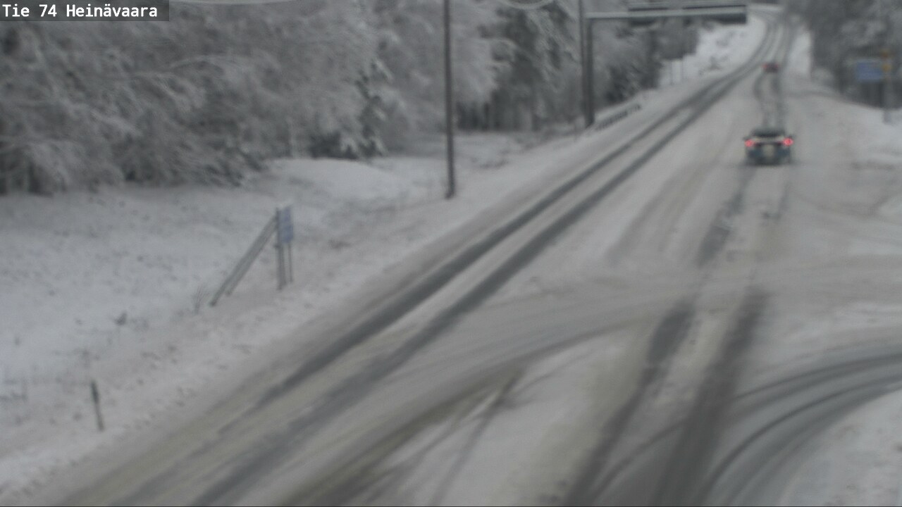 Weather Camera Image Väg 74 Åminne, Heinävaara, Joensuu, Pohjois-Karjala