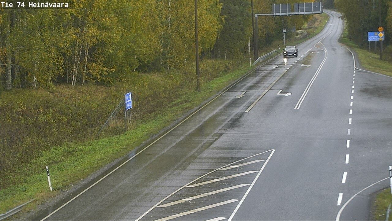 Weather Camera Image Väg 74 Åminne, Heinävaara, Joensuu, Pohjois-Karjala