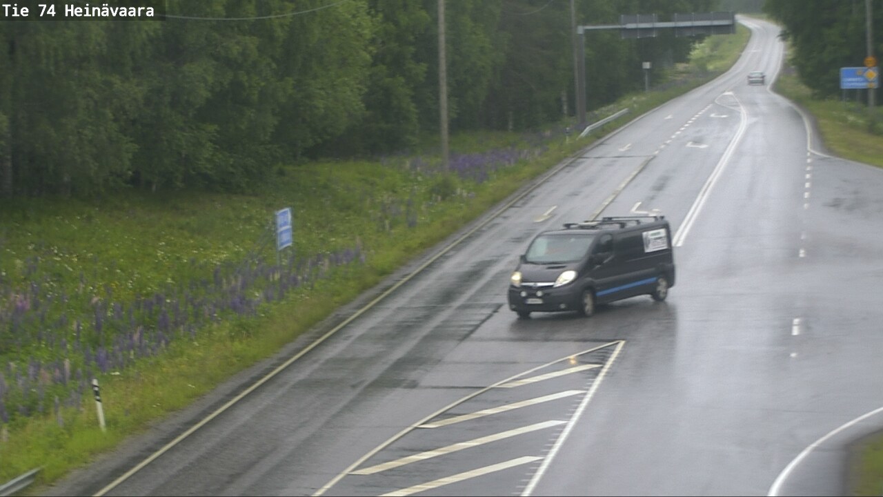 Weather Camera Image Väg 74 Åminne, Heinävaara, Joensuu, Pohjois-Karjala