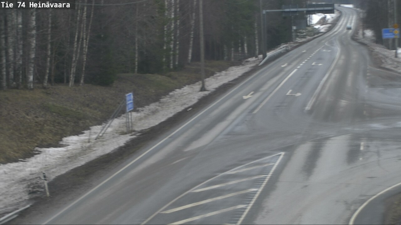 Weather Camera Image Väg 74 Åminne, Heinävaara, Joensuu, Pohjois-Karjala