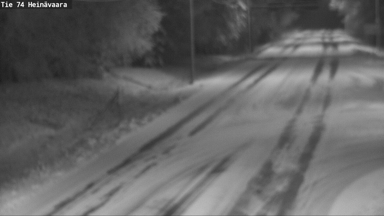 Weather Camera Image Väg 74 Åminne, Heinävaara, Joensuu, Pohjois-Karjala