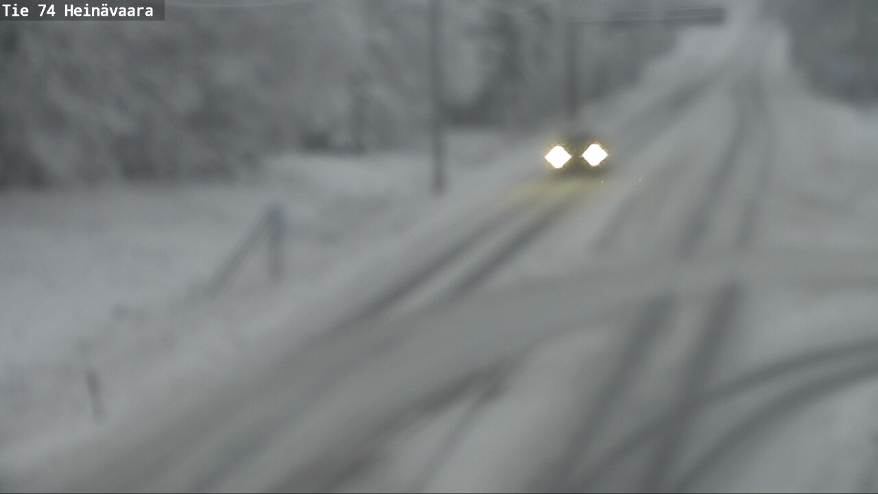 Weather Camera Image Väg 74 Åminne, Heinävaara, Joensuu, Pohjois-Karjala