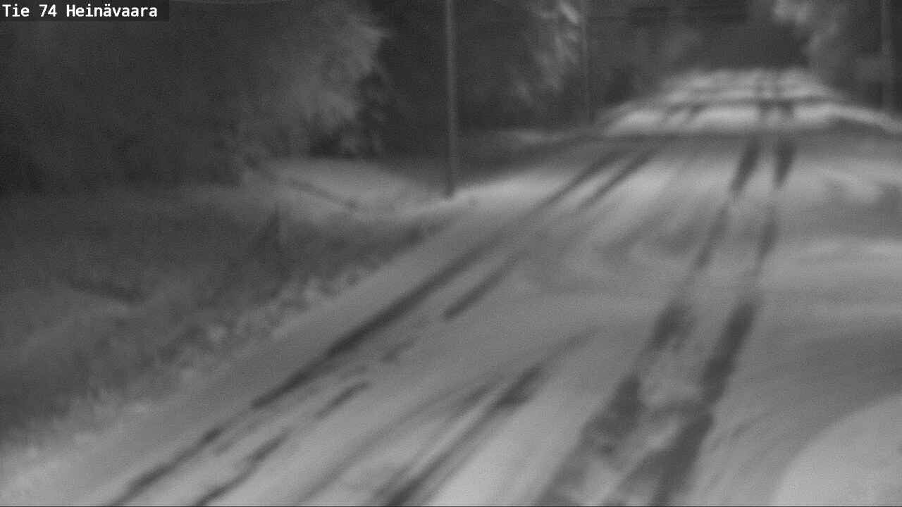 Weather Camera Image Väg 74 Åminne, Heinävaara, Joensuu, Pohjois-Karjala