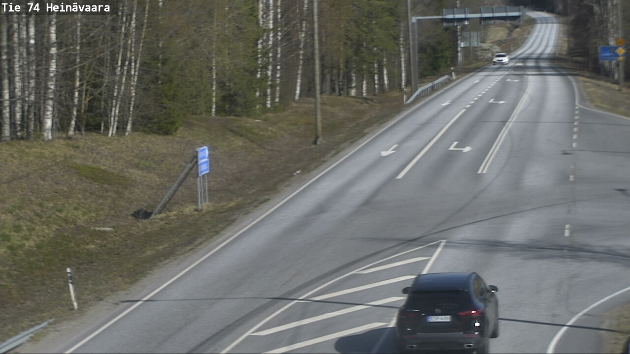 Weather Camera Image Väg 74 Åminne, Heinävaara, Joensuu, Pohjois-Karjala
