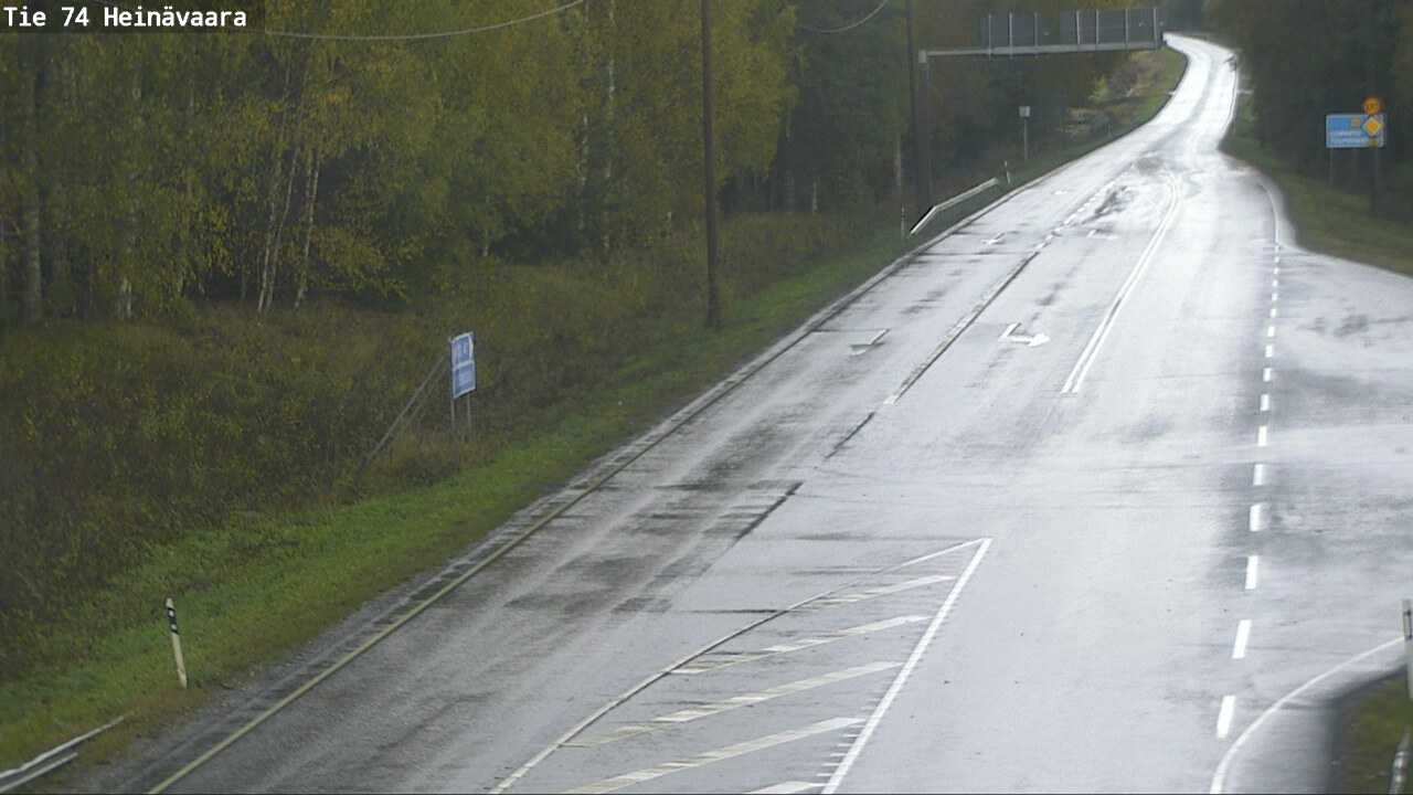 Weather Camera Image Väg 74 Åminne, Heinävaara, Joensuu, Pohjois-Karjala